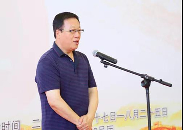 张纬东、张朝军副主委出席民盟六省市区书画联展开幕式(图2)