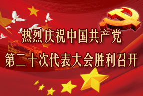 热烈庆祝中国共产党第二十次代表大会胜利召开