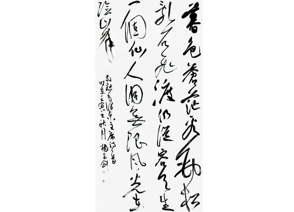 杨玉剑《毛泽东诗词》书法（唐山）(图1)