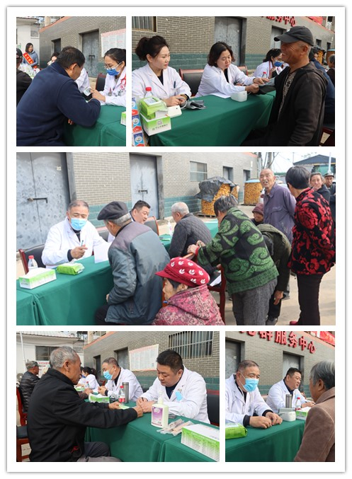 民盟省直综合五总支部赴平山开展 “乡村之行，爱满人间”医疗义诊活动(图1)