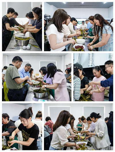 粽叶飘香迎端午 同心聚力暖盟心——民盟石家庄市妇女工作委员会、桥西区基层委员会、机关支部联合开展包粽子活动(图1)